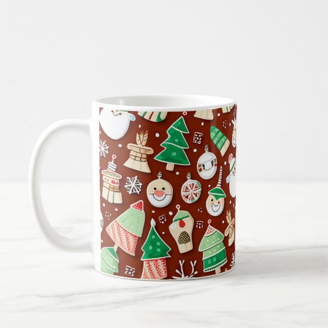 Christmas Pattern 7 - Coffee Mug (Left)