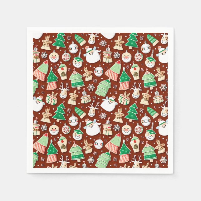 Christmas Pattern 7 - Paper napkins (Front)