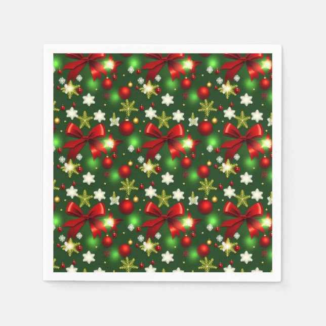 Christmas Pattern 8 - Paper Napkin (Front)