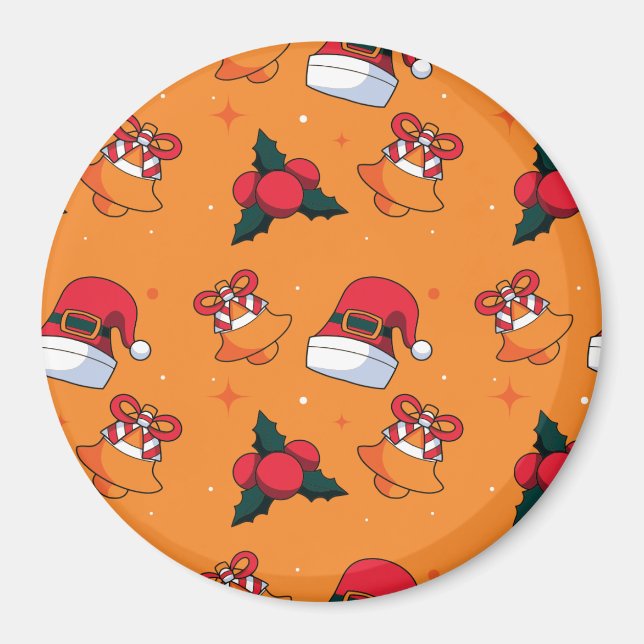 Christmas Pattern 90 Magnet (Front)