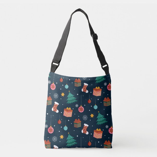 Christmas Pattern 96 Crossbody Bag (Front)