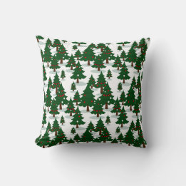 Christmas Pattern 9 - Throw Pillow