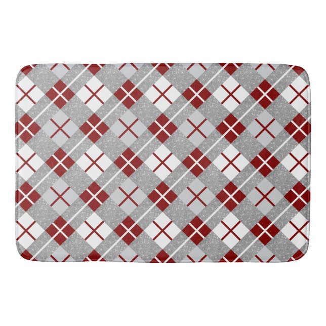 Christmas Pattern Bath Mat (Front)