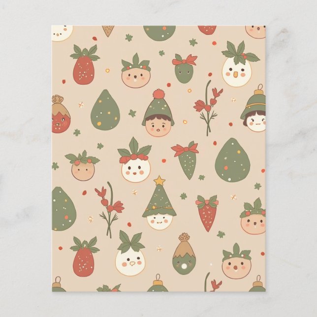Christmas Pattern Card (Front)