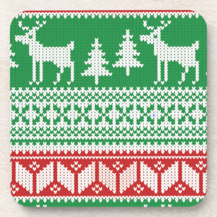Christmas pattern coaster