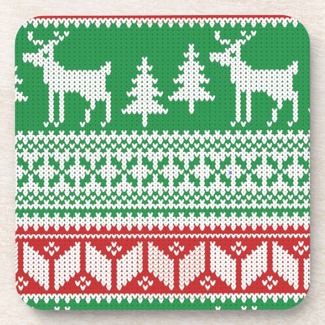 Christmas pattern coaster (Front)