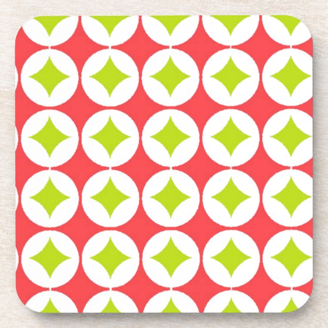 Christmas Pattern Coaster (Front)