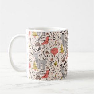 Christmas pattern coffee mug