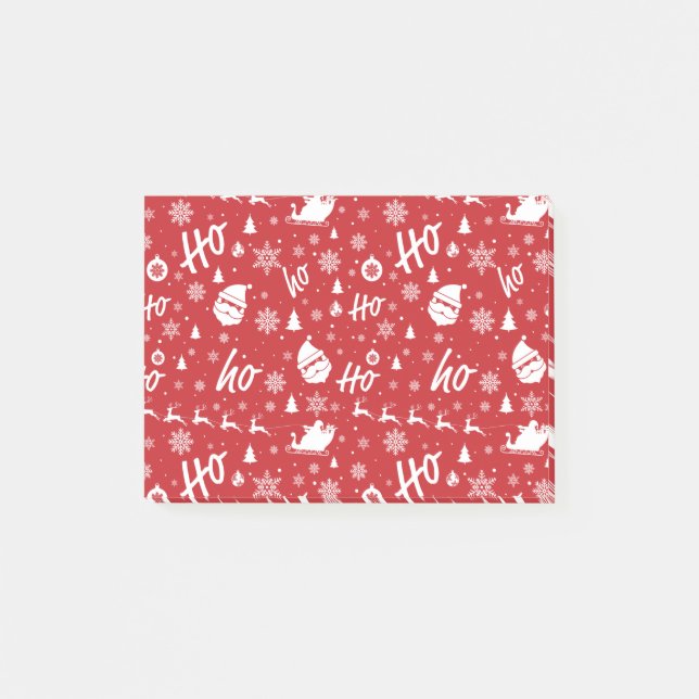 Christmas pattern copy post-it notes (Front)