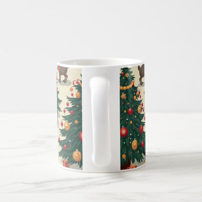 christmas pattern cup (Handle)