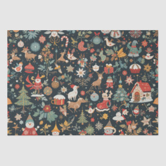 Christmas 🎄 Pattern Design on Tissue Paper