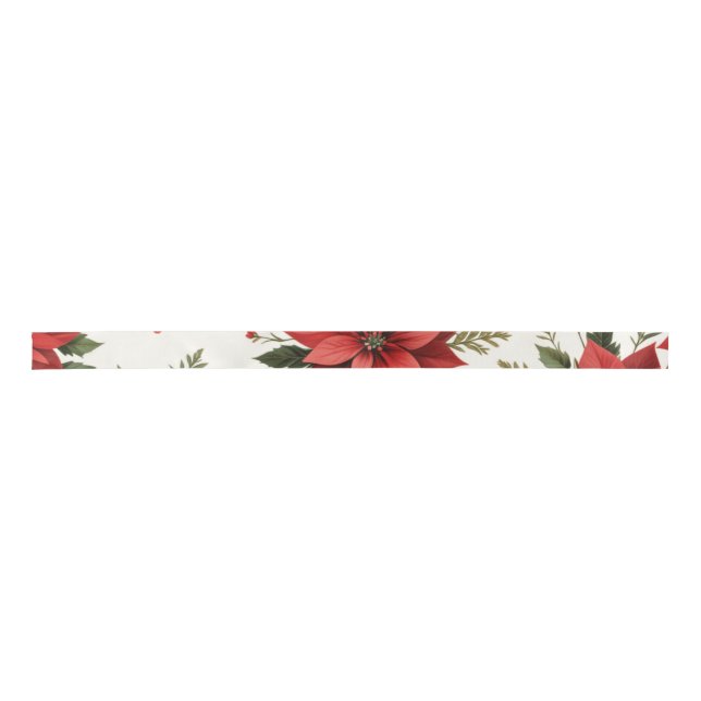 Christmas Pattern Design   Satin Ribbon (Front)