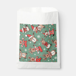 Christmas Pattern Envelope Favour Bags
