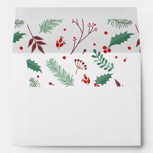 Christmas Pattern Envelopes (Back (Bottom))