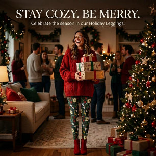 Christmas pattern leggings