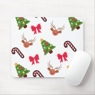 Christmas pattern mouse mat
