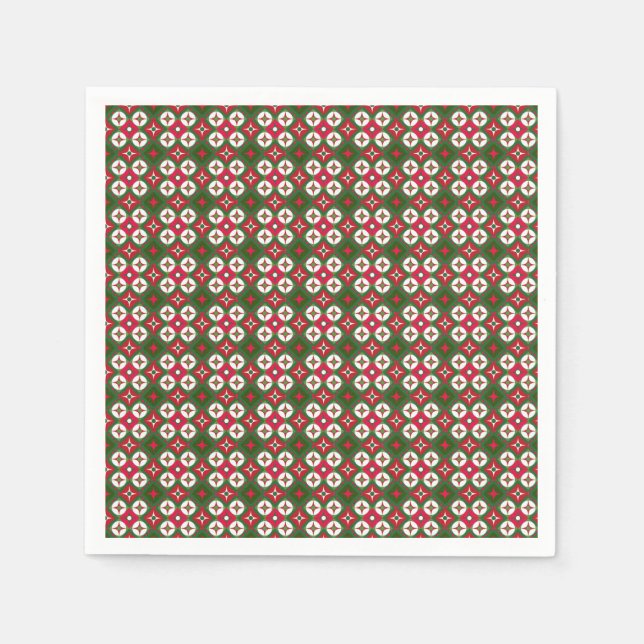 Christmas Pattern  Napkin (Front)
