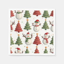 Christmas Pattern Napkin