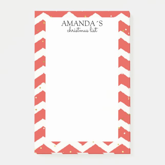 Christmas pattern Notes (Front)