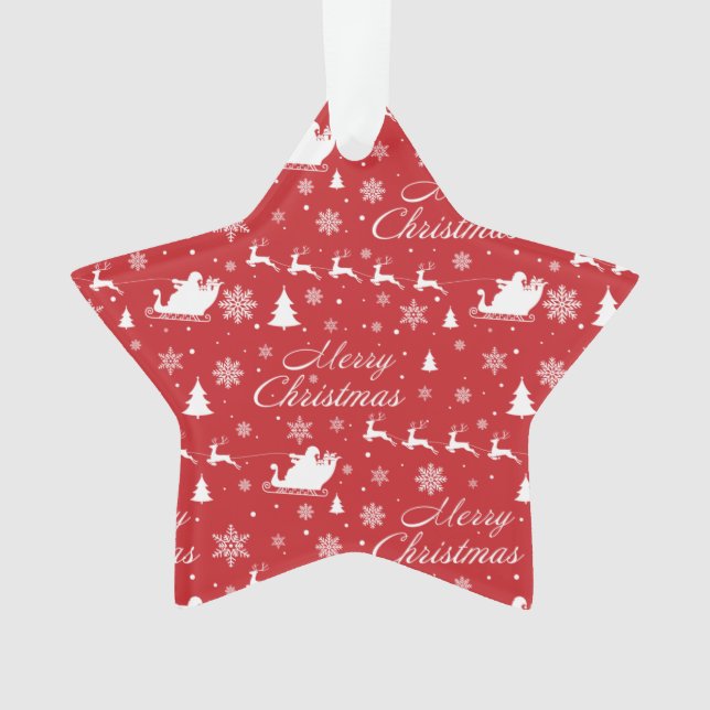 Christmas pattern ornament (Front)
