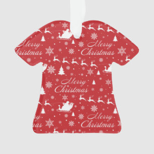 Christmas pattern ornament