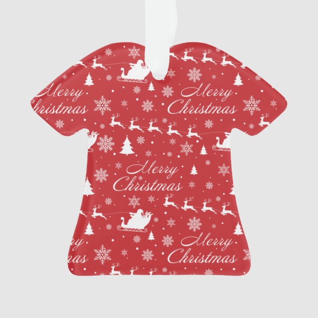 Christmas pattern ornament (Front)