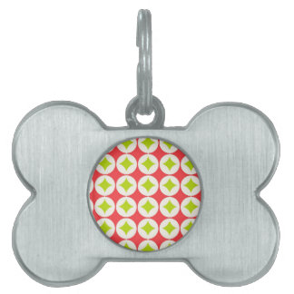Christmas Pattern Pet Name Tag