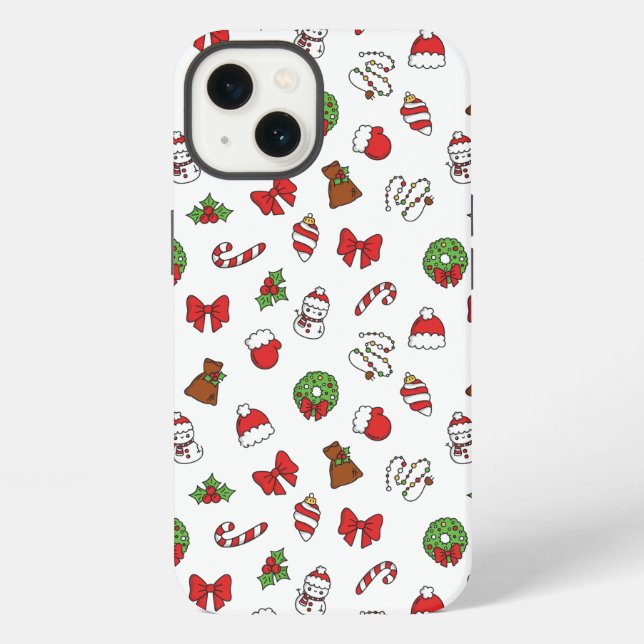 Christmas pattern Phone Case (Back)