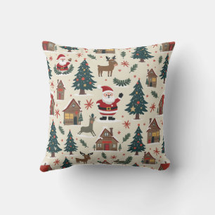 christmas pattern pillow cushion