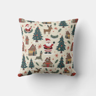 christmas pattern pillow cushion