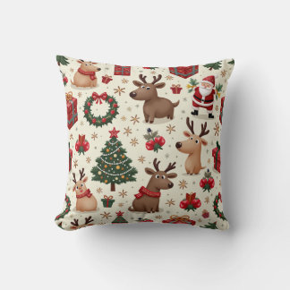  christmas pattern pillow cushion