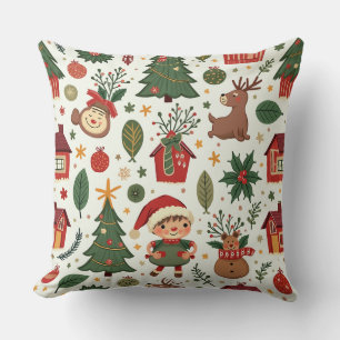 Christmas pattern pillow cushion