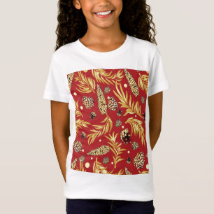 Christmas Pattern, Pine Snow 3 T-Shirt