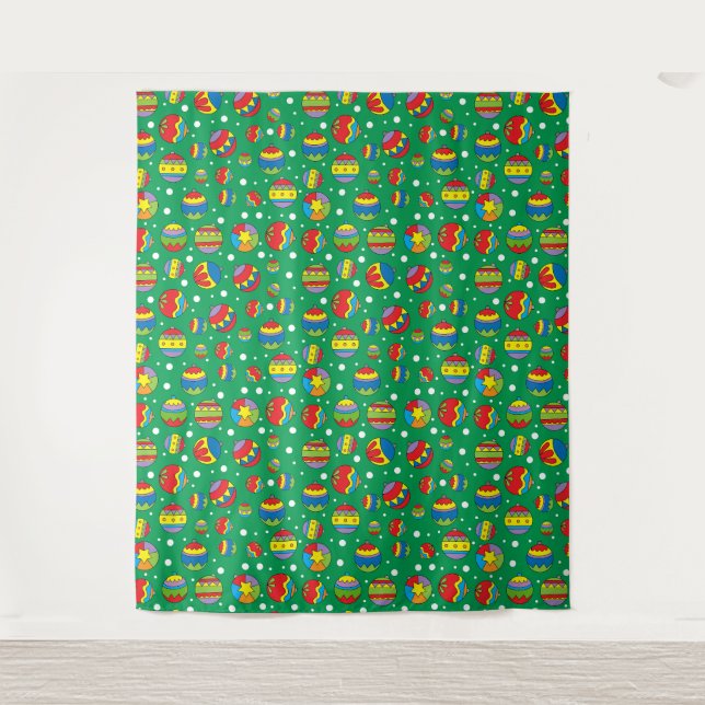 Christmas pattern tapestry (Front)
