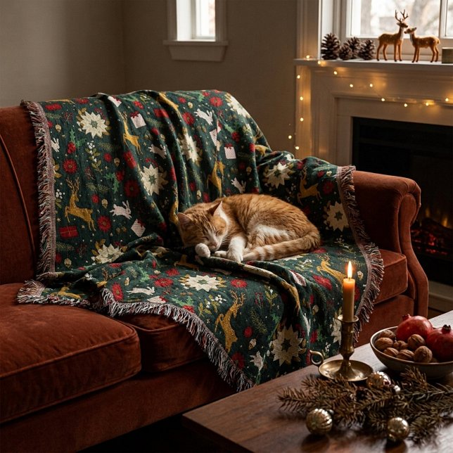 Christmas pattern    throw blanket (Creator Uploaded)