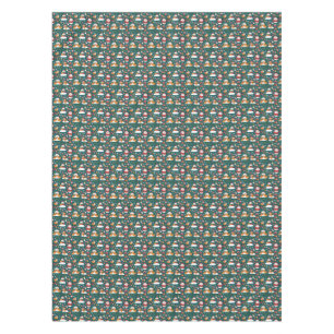 Christmas pattern to tile tablecloth