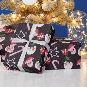 Christmas pattern wrapping paper