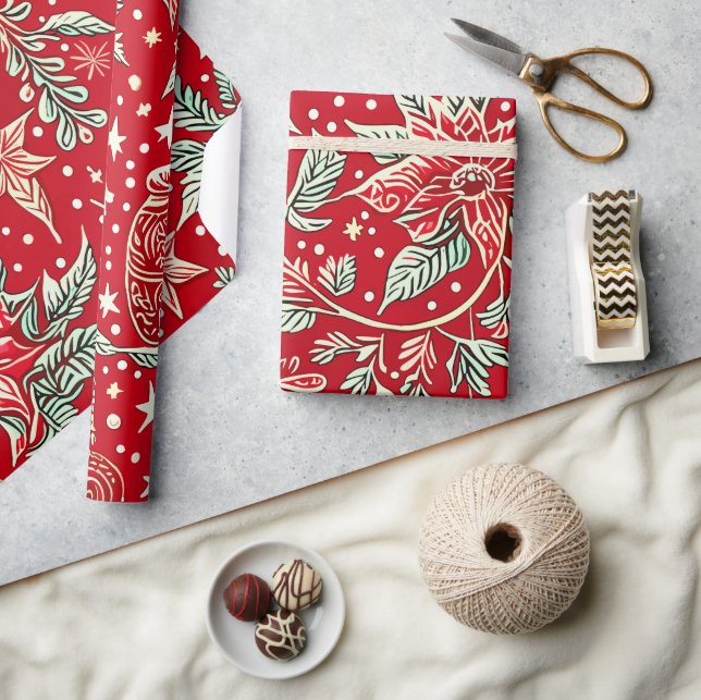 Christmas pattern wrapping paper (Crafts)