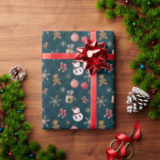 Christmas Pattern Wrapping Paper