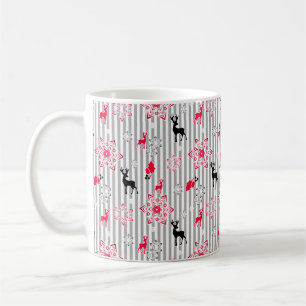 Christmas patterns coffee mug