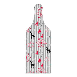 Christmas patterns cutting board