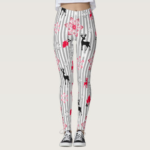 Christmas patterns leggings