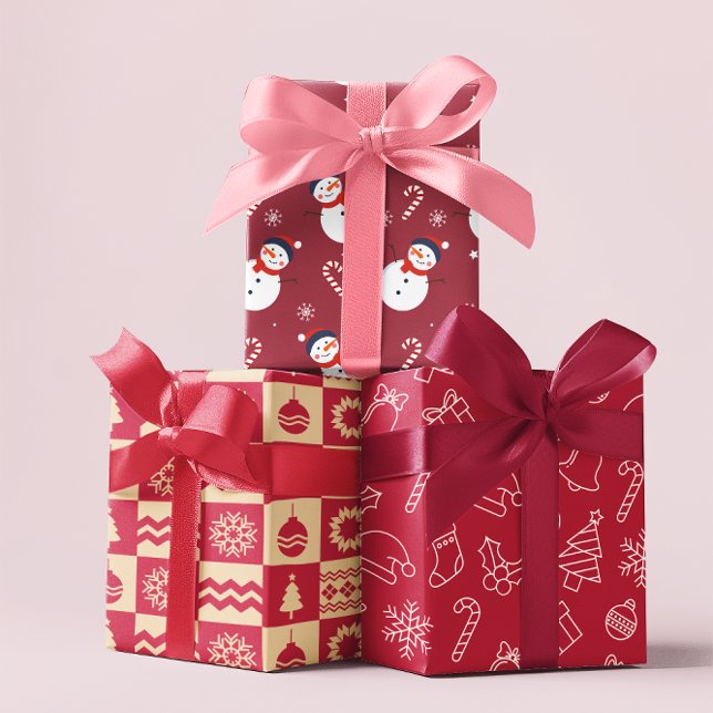 Christmas Patterns Wrapping Paper Sheets (Creator Uploaded)