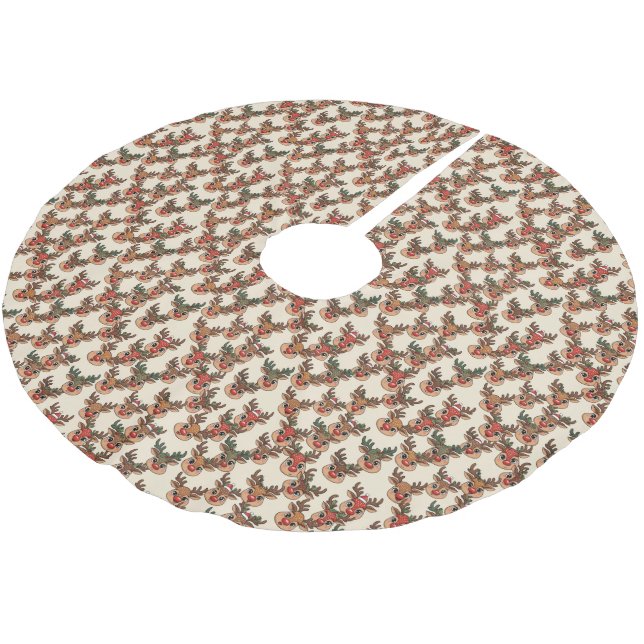 Christmas Patttern Tree Skirt (Angled)