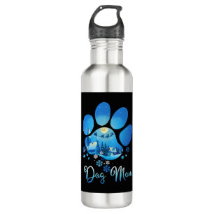 Christmas Paw Dog Mum 710 Ml Water Bottle