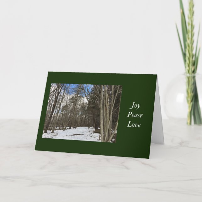 Christmas Peace Greeting Card (Front)
