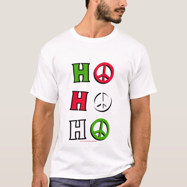 Christmas Peace "ho ho ho" - Shirt (Front)