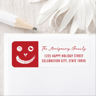 Christmas Peace Love Joy Holiday Labels