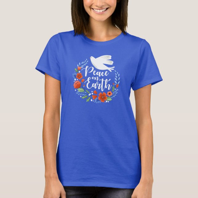 Christmas Peace on Earth Cute T-Shirt (Front)