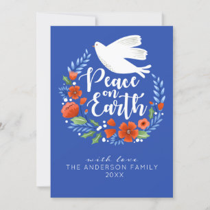 Christmas Peace on Earth Holiday Photo Card